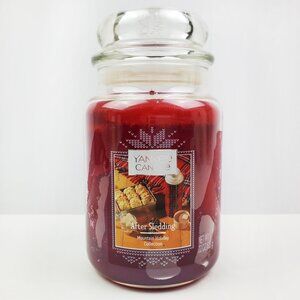 Yankee Candle After Sledding 22 oz Jar Retired Mountain Holiday Collection New